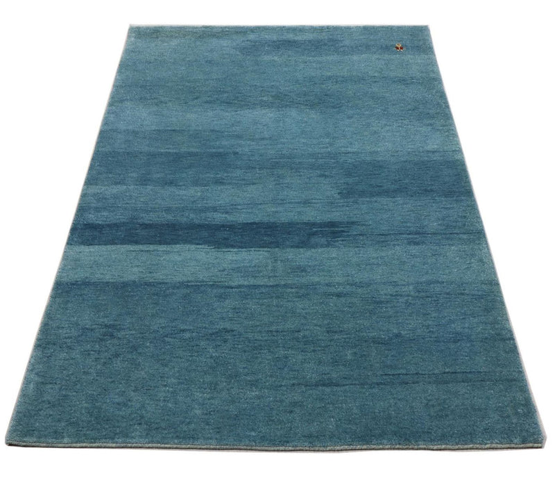 Gabbeh Teppich - Loribaft Perser 180 x 126 cm - seeblau