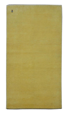 Gabbeh Teppich - Loribaft Perser 190 x 102 cm - olivgrün