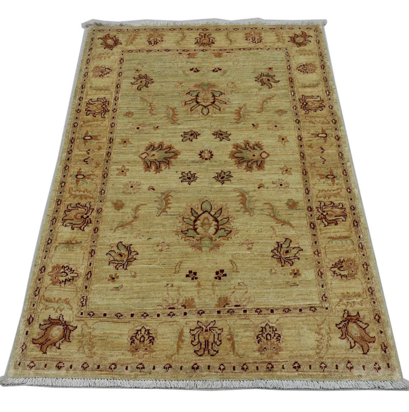 Ziegler Teppich 147 x 99 cm - olivgrün