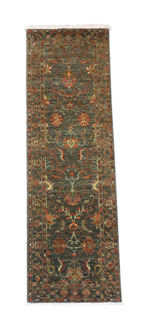Tapis de couloir Tapis Ziegler - 262 x 81 cm - vert olive