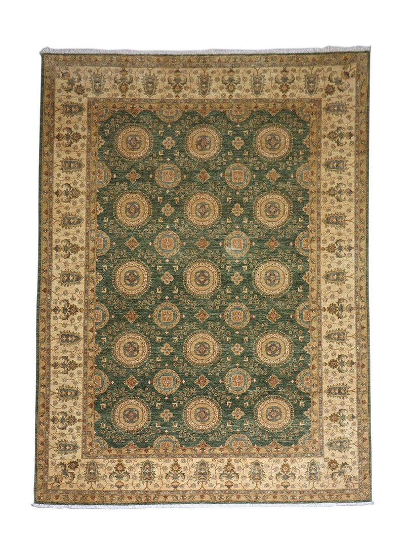 Ziegler Teppich 356 x 273 cm - grün