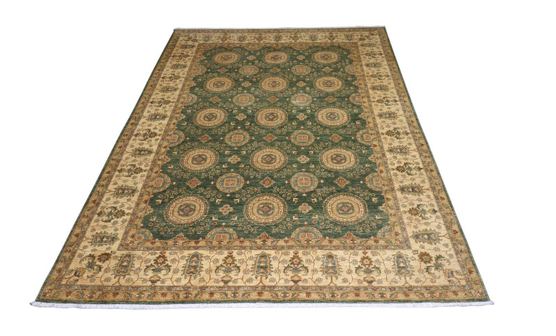 Ziegler Teppich 356 x 273 cm - grün