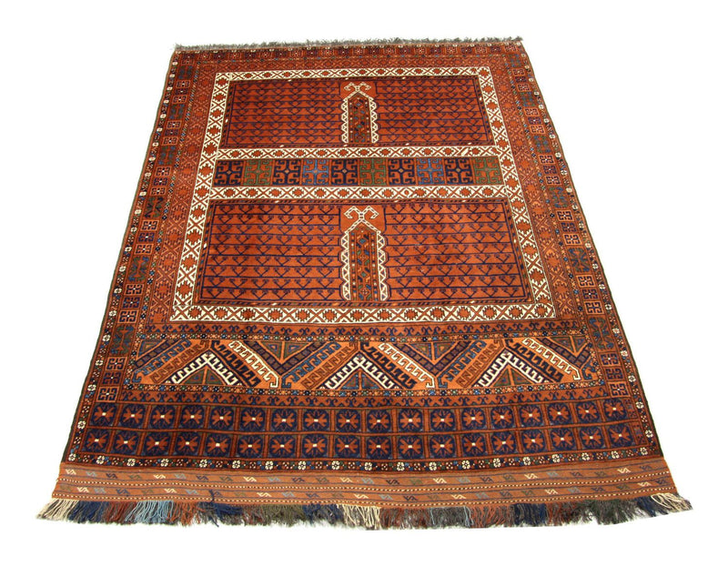 Afghan Teppich 252 x 198 cm - braun