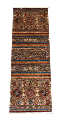 Tapis de couloir Tapis Ziegler - 258 x 88 cm - marron clair