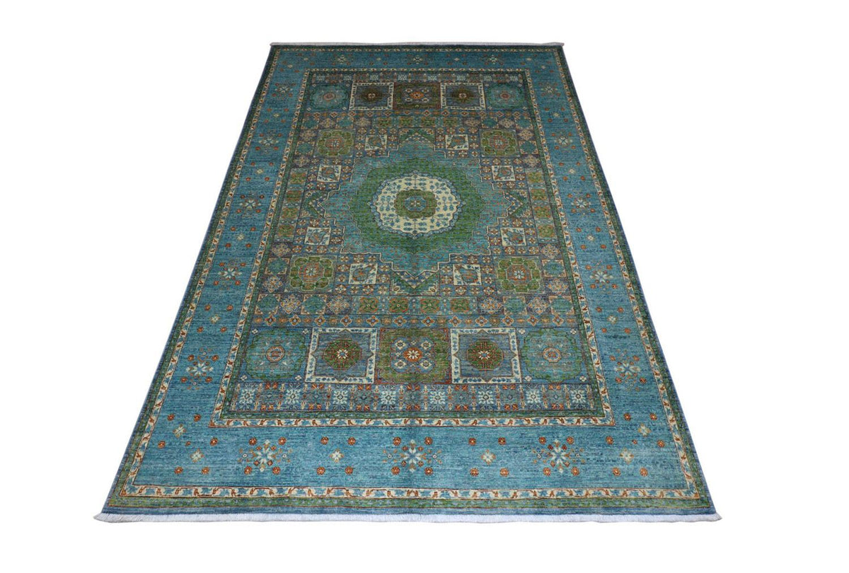 Ziegler Teppich 306 x 202 cm - seeblau