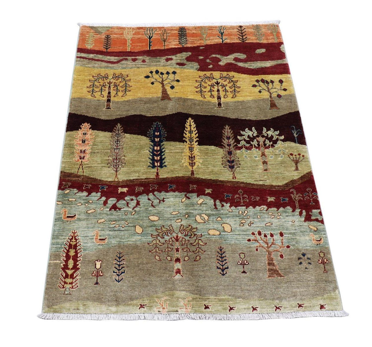 Ziegler Teppich 149 x 108 cm - mehrfarbig