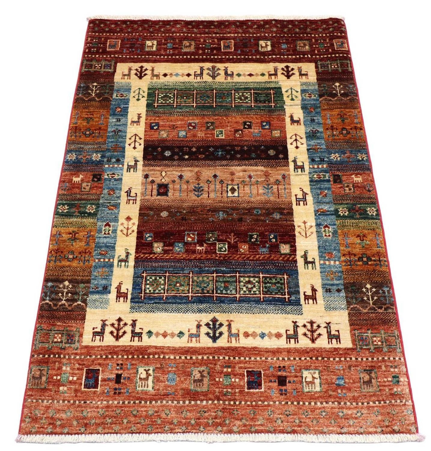 Ziegler Teppich 130 x 82 cm - hellrot