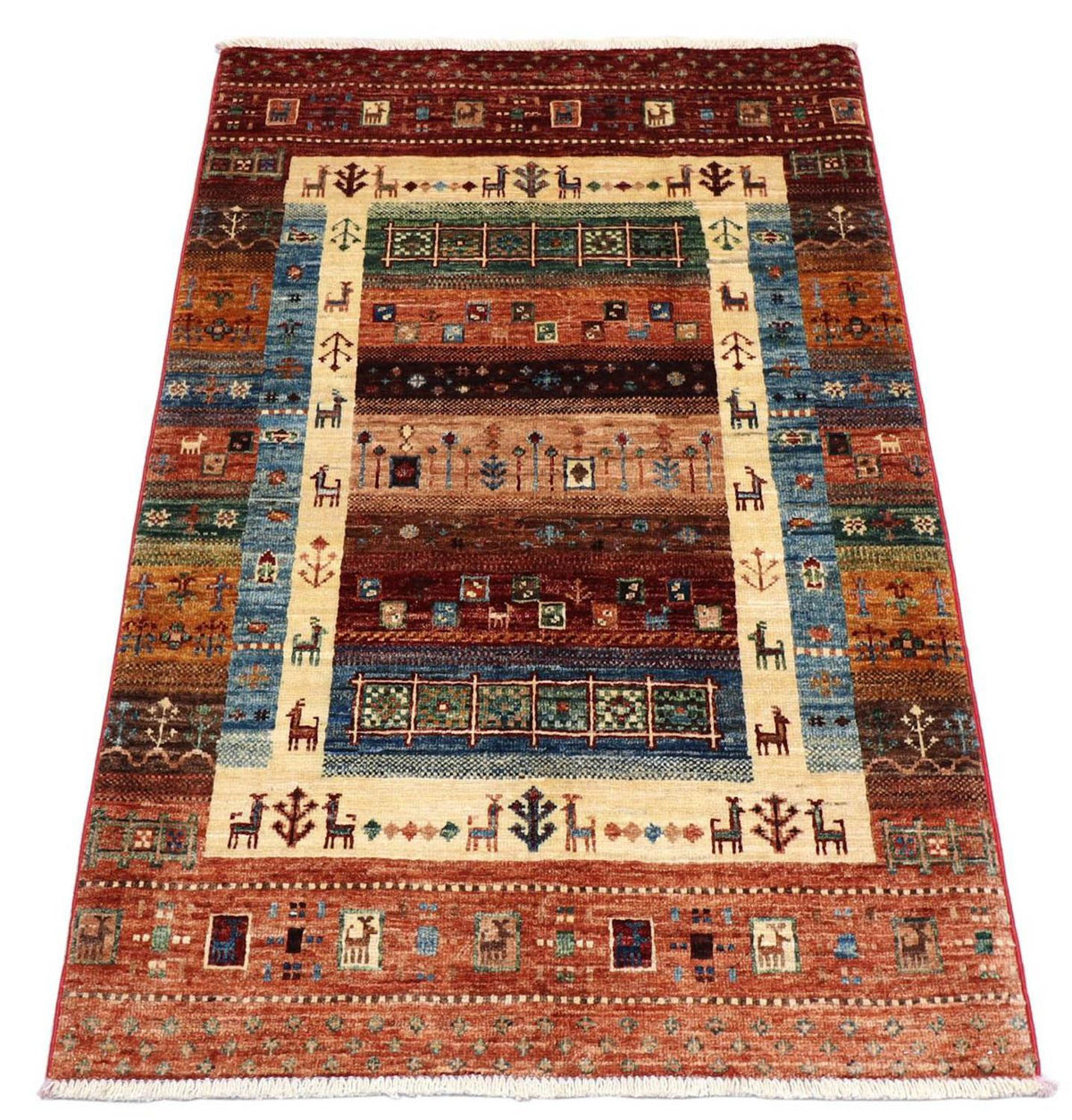 Ziegler Teppich 130 x 82 cm - hellrot