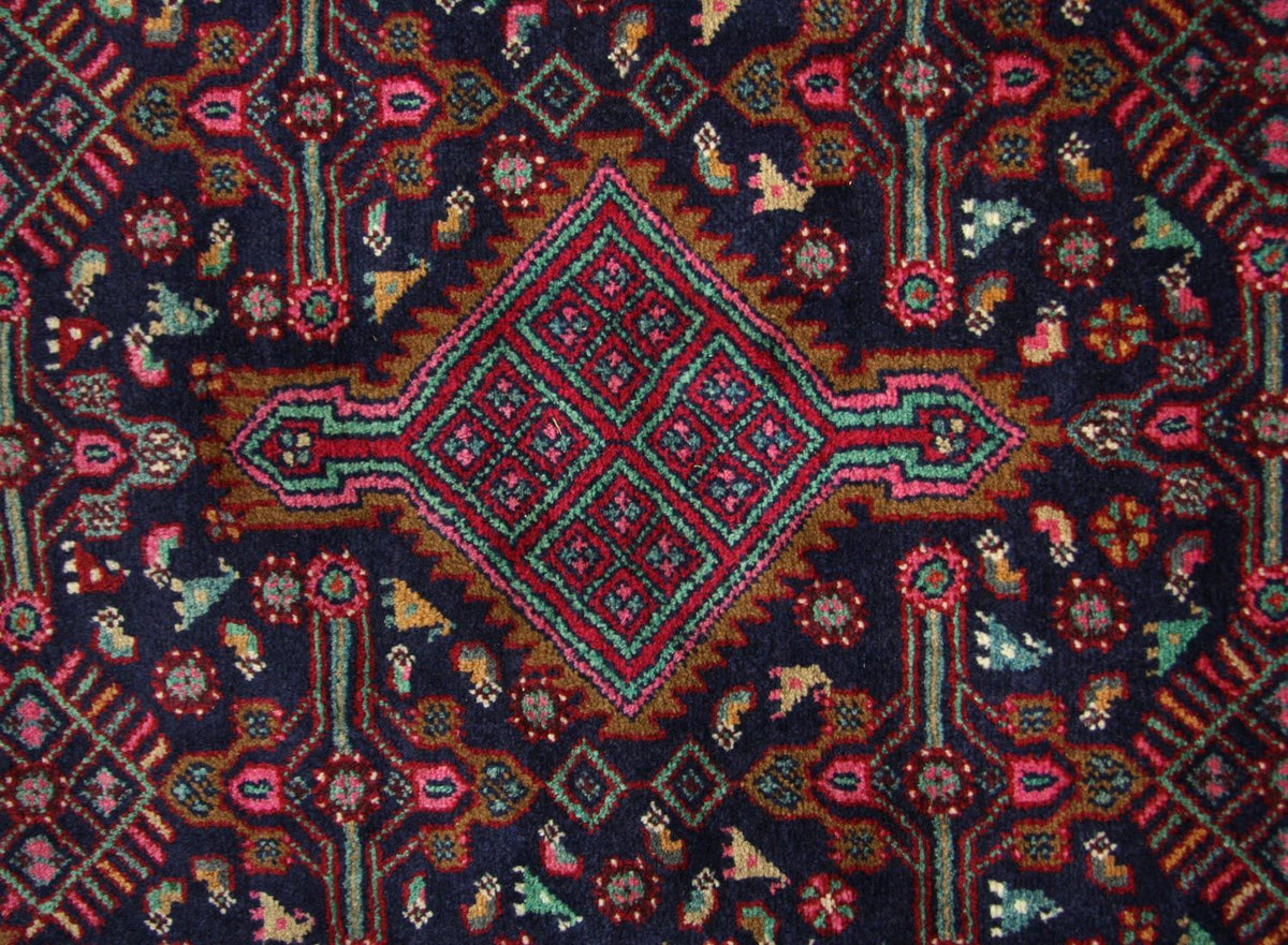 Perserteppich - Nomadic 336 x 110 cm - blau