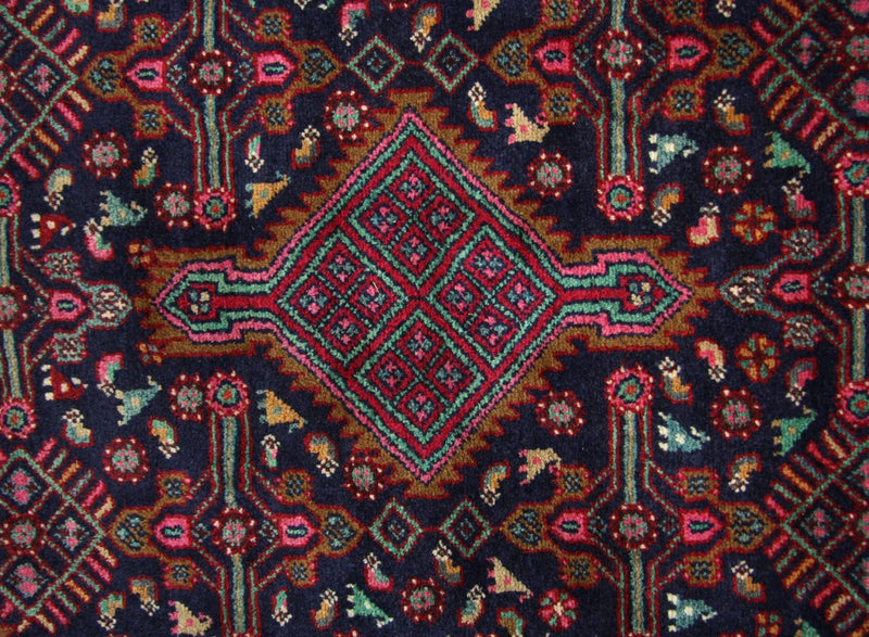 Perserteppich - Nomadic 336 x 110 cm - blau