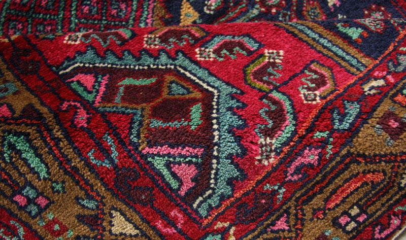 Perserteppich - Nomadic 336 x 110 cm - blau