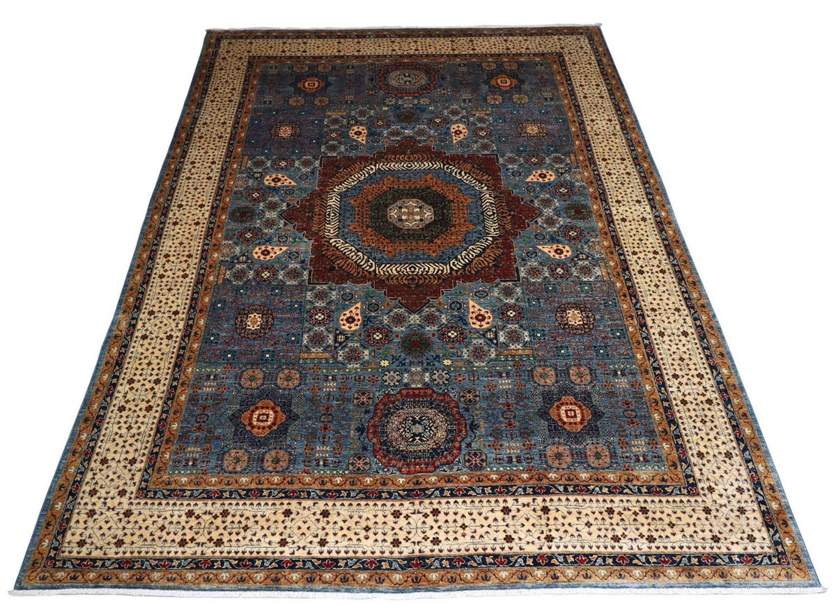 Ziegler Teppich 423 x 309 cm - dunkelblau