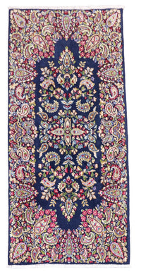 Tapis de couloir Tapis persan - Classique - 186 x 89 cm - bleu foncé