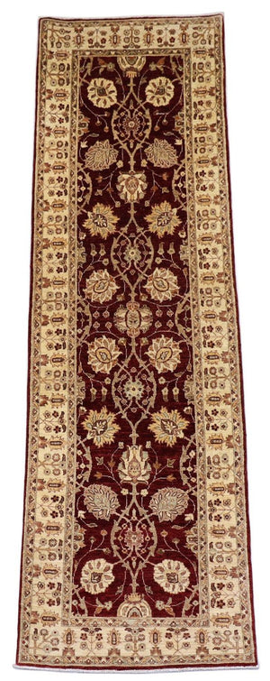 Ziegler Teppich 280 x 91 cm - dunkelrot