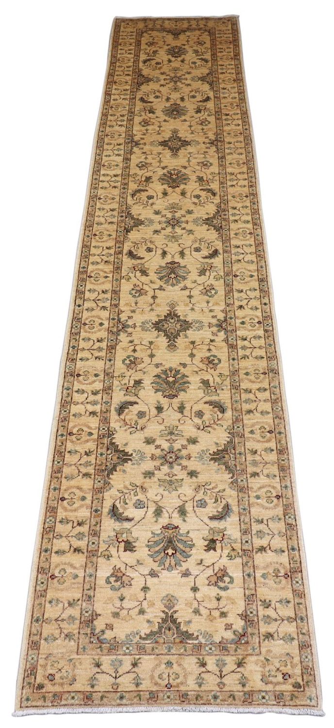 Ziegler Teppich 394 x 78 cm - beige