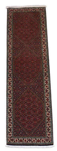 Tapis de couloir Tapis persan - Bidjar - 300 x 85 cm - rouge
