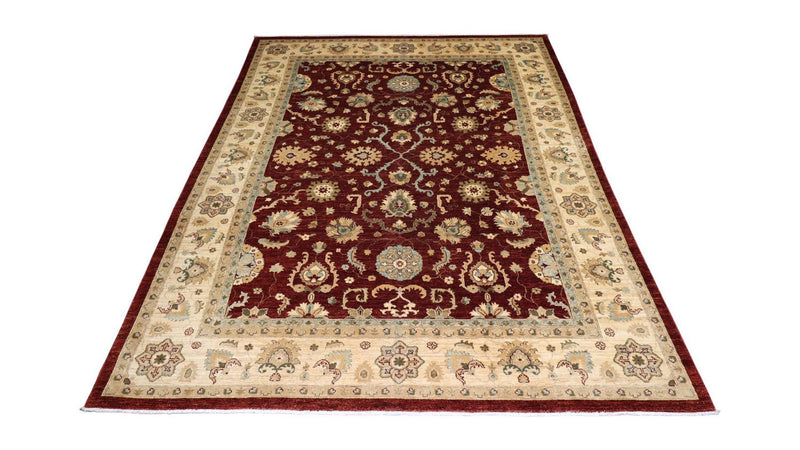 Ziegler Teppich 357 x 276 cm - dunkelrot
