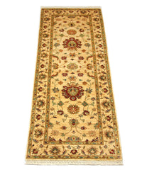 Tapis de couloir Tapis Ziegler - 220 x 76 cm - jaune