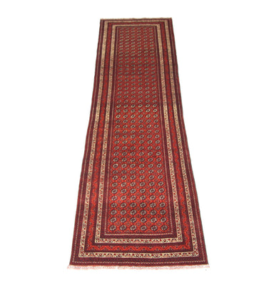 Afghan Teppich - Buchara 339 x 84 cm - rot