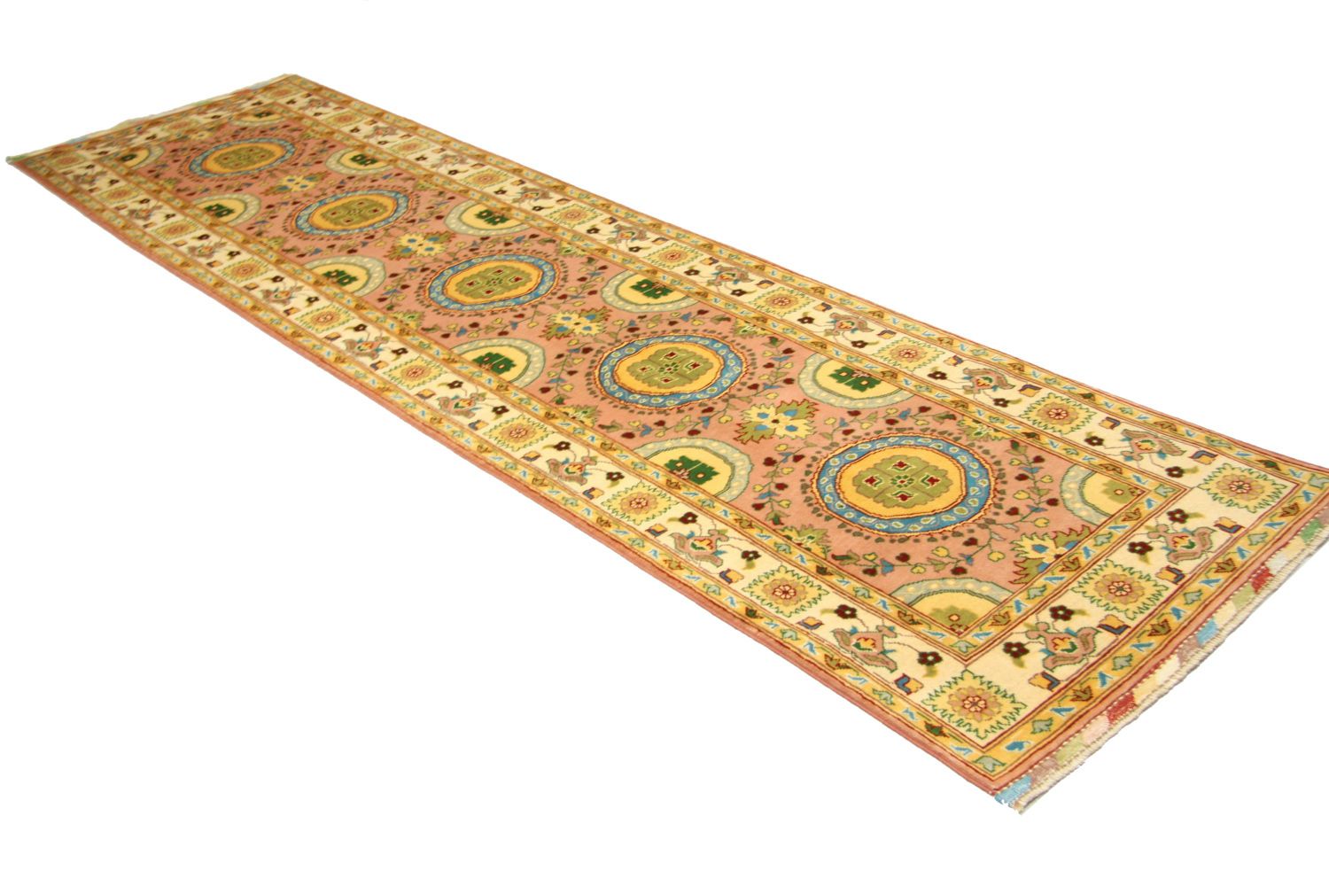 Ziegler Teppich 309 x 82 cm - mehrfarbig