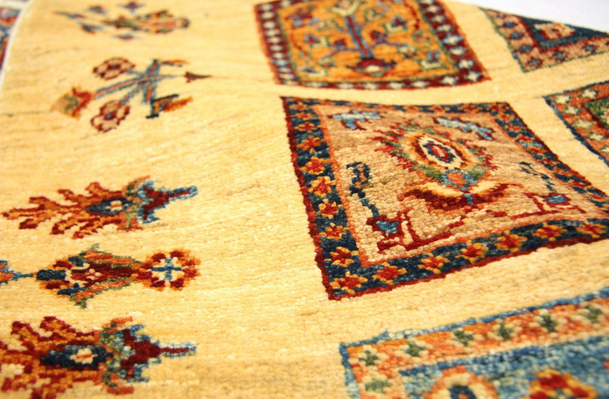 Ziegler teppich - Bachtiari 248 x 81 cm - gold