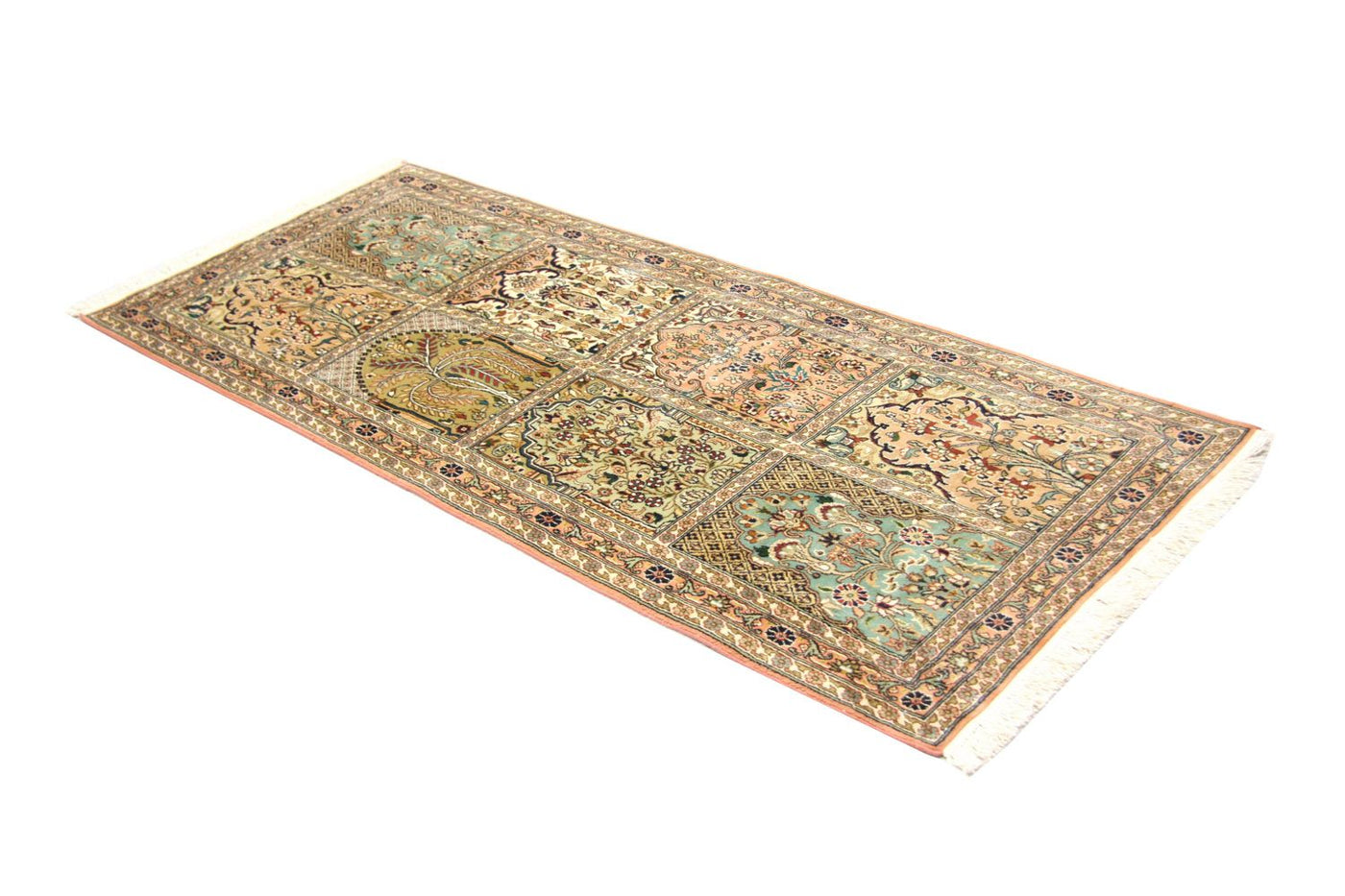 Tapis en soie du Cachemire Tapis 183x77cm - Tapis oriental