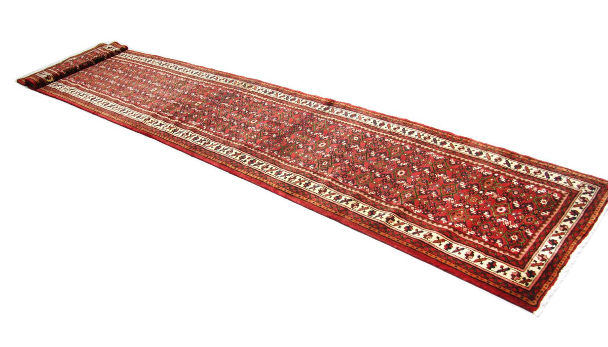 Perserteppich - Nomadic 470 x 93 cm - rot