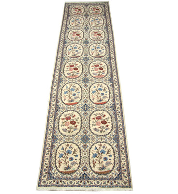 Perserteppich - Nain - Premium 400 x 96 cm Teppichläufer