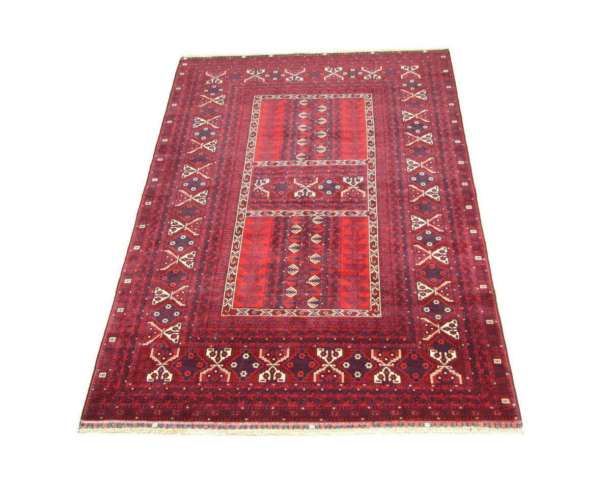 Afghan Teppich 244 x 157 cm - rot