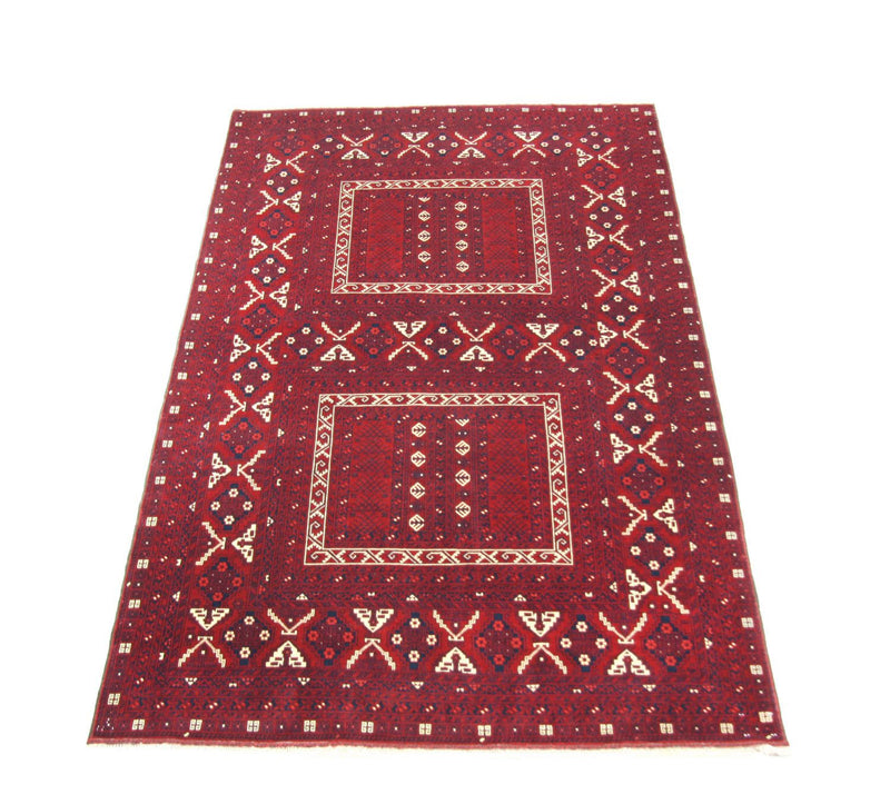Afghan Teppich 250 x 157 cm - rot