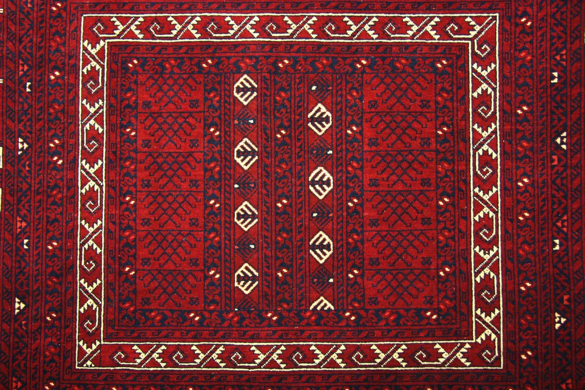 Afghan Teppich 250 x 157 cm - rot
