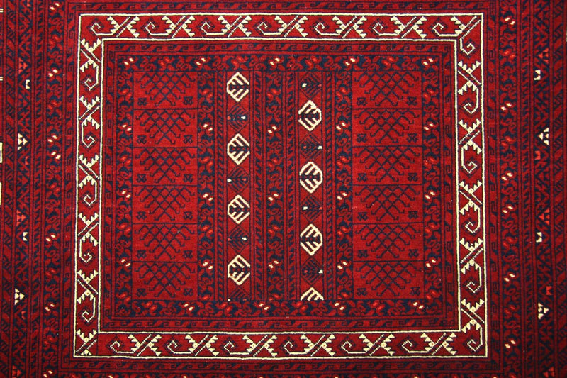 Afghan Teppich 250 x 157 cm - rot