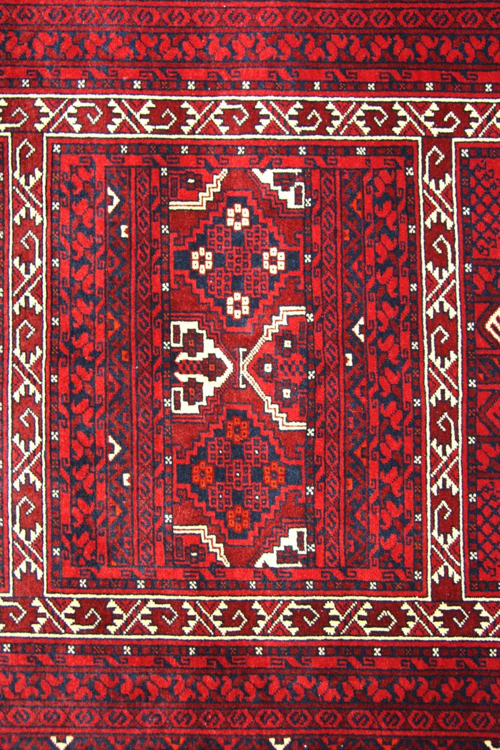 Afghan Teppich 256 x 168 cm - rot
