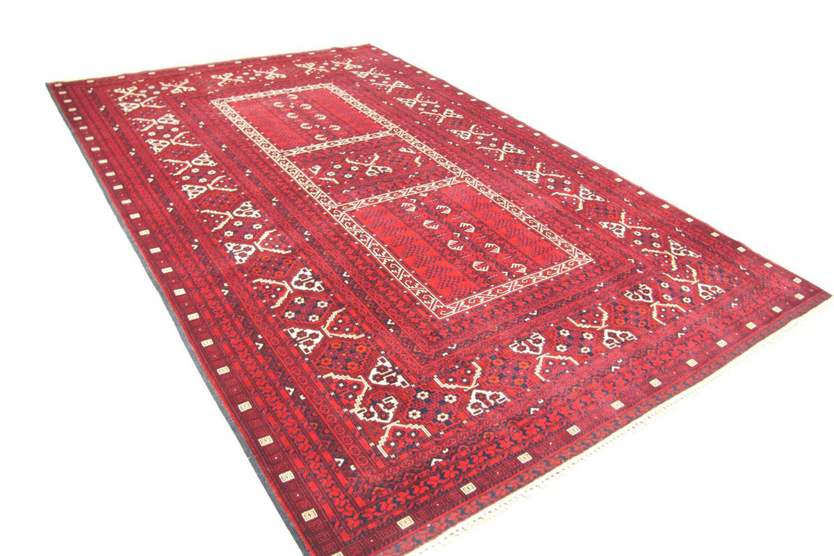 Afghan Teppich 256 x 168 cm - rot