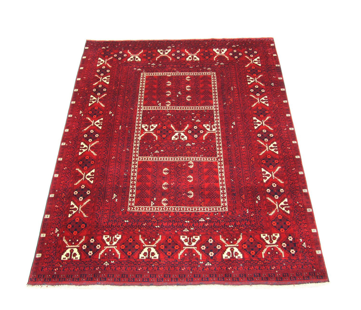 Afghan Teppich 248 x 158 cm - rot