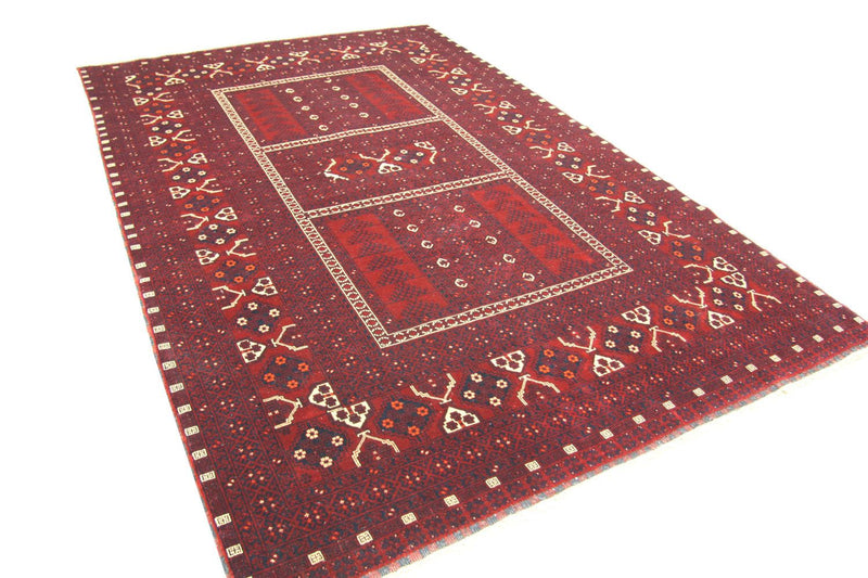 Afghan Teppich 246 x 163 cm - rot