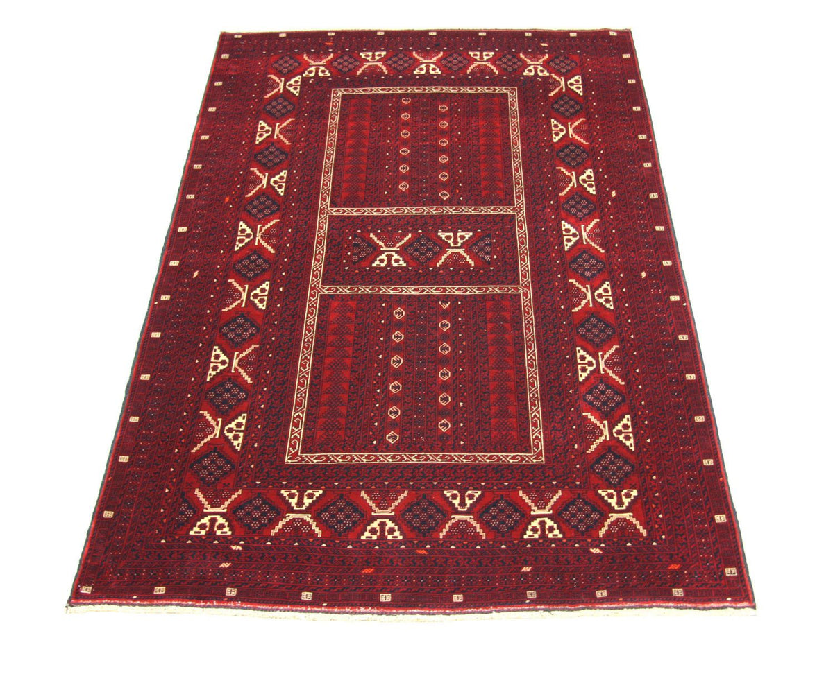 Afghan Teppich 246 x 163 cm - rot