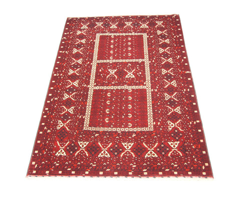 Afghan Teppich 247 x 161 cm - rot
