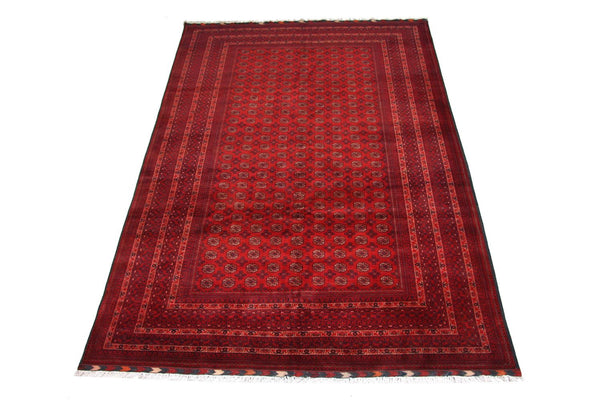 Afghan Teppich - Buchara 293 x 192 cm - rot