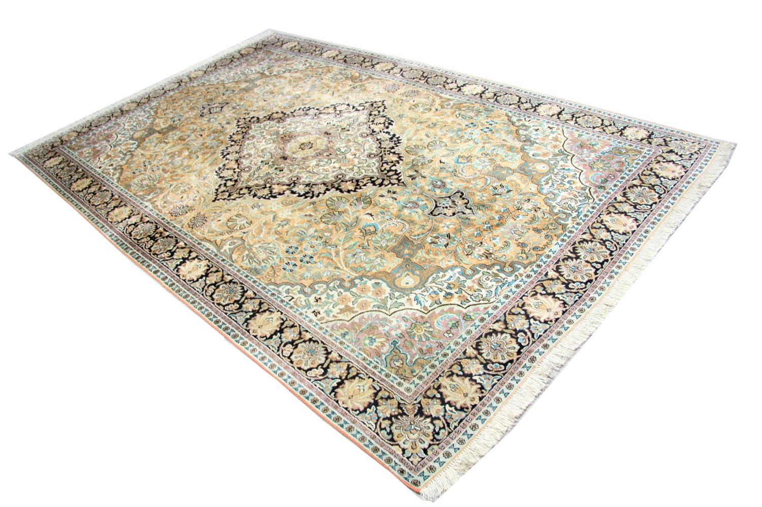 Seidenteppich - Kaschmir Seide 290 x 185 cm Wohnzimmer Teppich