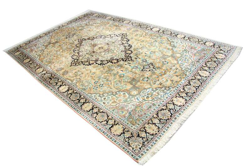 Seidenteppich - Kaschmir Seide 290 x 185 cm Wohnzimmer Teppich