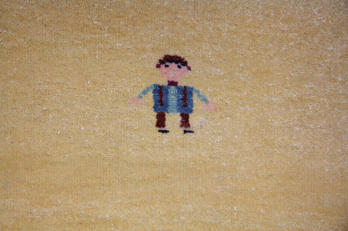 Tapis Gabbeh - Loribaft Persan - 265 x 195 cm - or