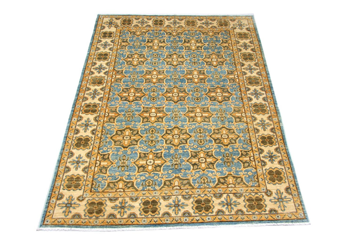 Ziegler Teppich - Kazak 255 x 183 cm - blau