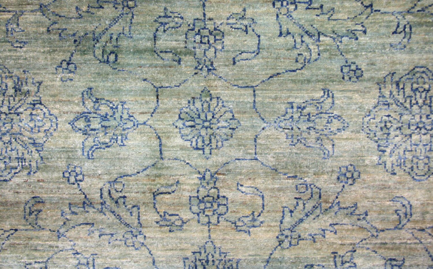 Ziegler Teppich - Modern 292 x 202 cm - blau