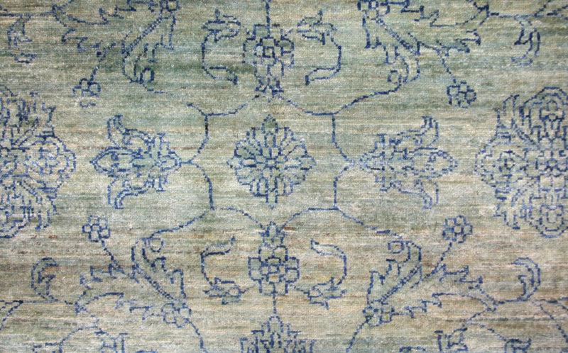 Ziegler Teppich - Modern 292 x 202 cm - blau