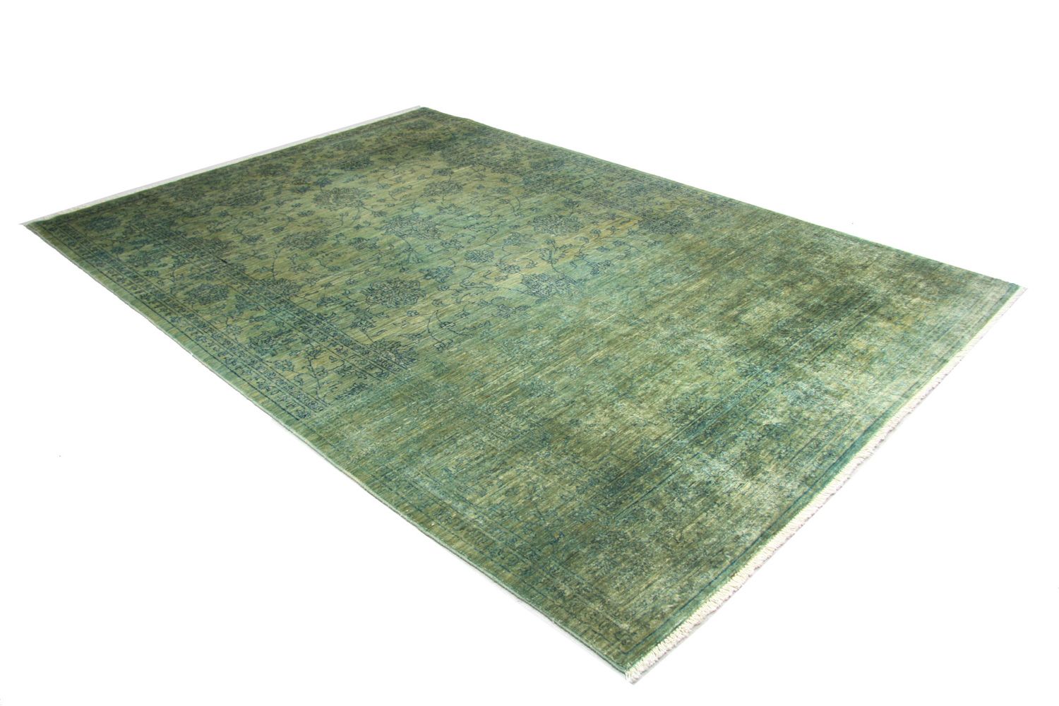 Ziegler Teppich - Modern 292 x 202 cm - blau