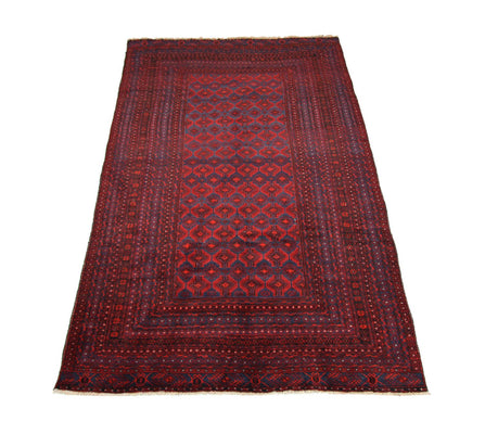Belutsch Teppich 286 x 158 cm - rot