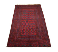 Tapis Belutsch - 286 x 158 cm - rouge
