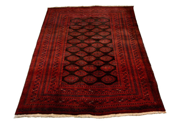 Afghan Teppich - Buchara 275 x 198 cm - rot