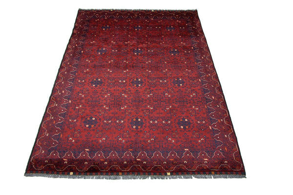 Afghan Teppich 293 x 196 cm - rot